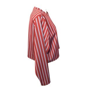 Zara Red and Blue Striped Crop Top size medium